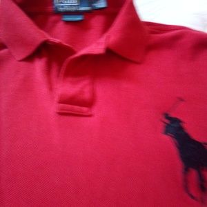 Red Ralph Lauren Polo (Size L)